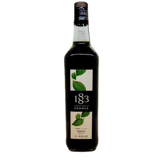 1883 Maison Routin France Basil Basilikum Sirup 1l