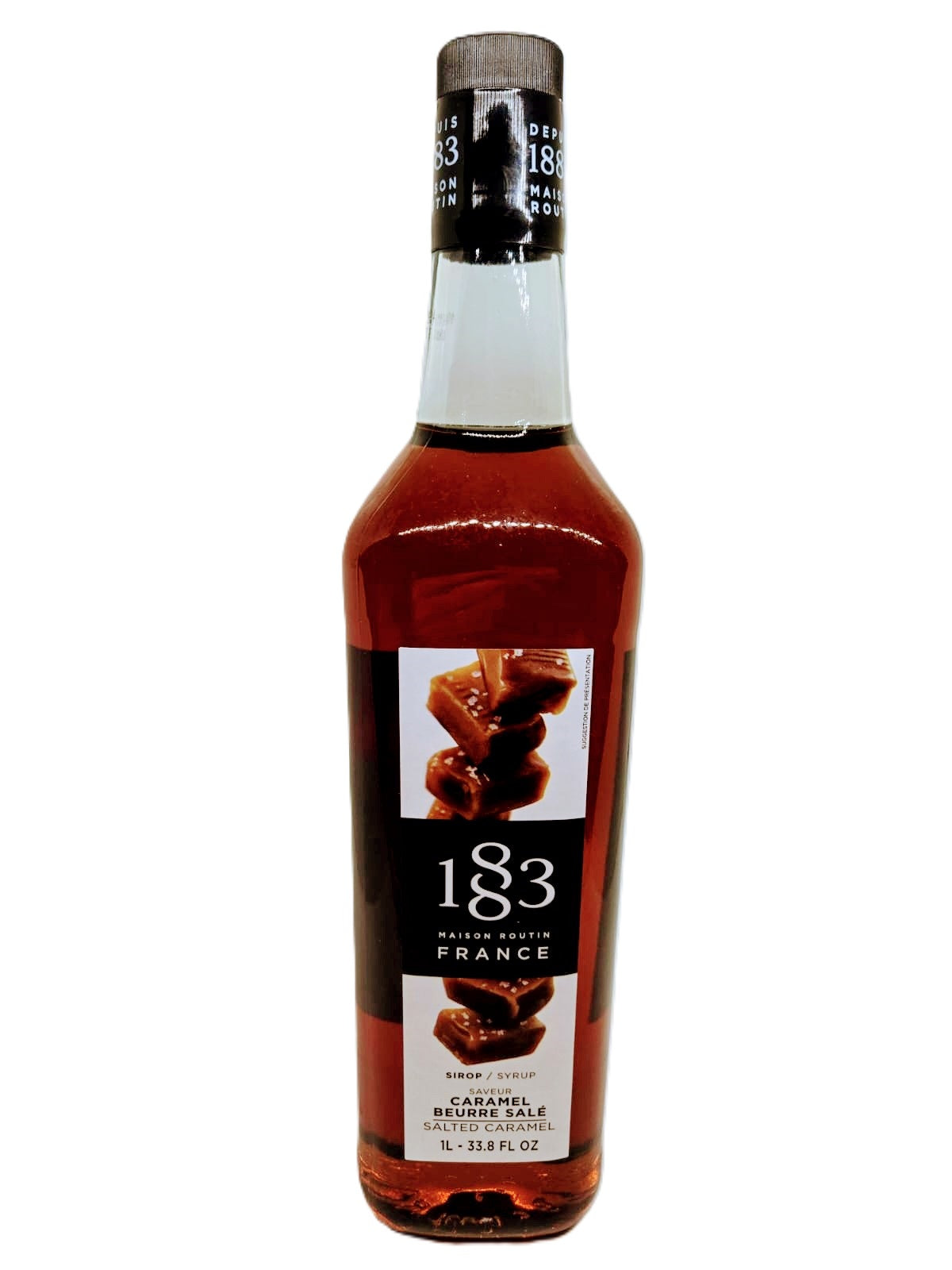 1883 Maison Routin France Caramel Salted Beurre Sale Salted Caramel Sirup 1l