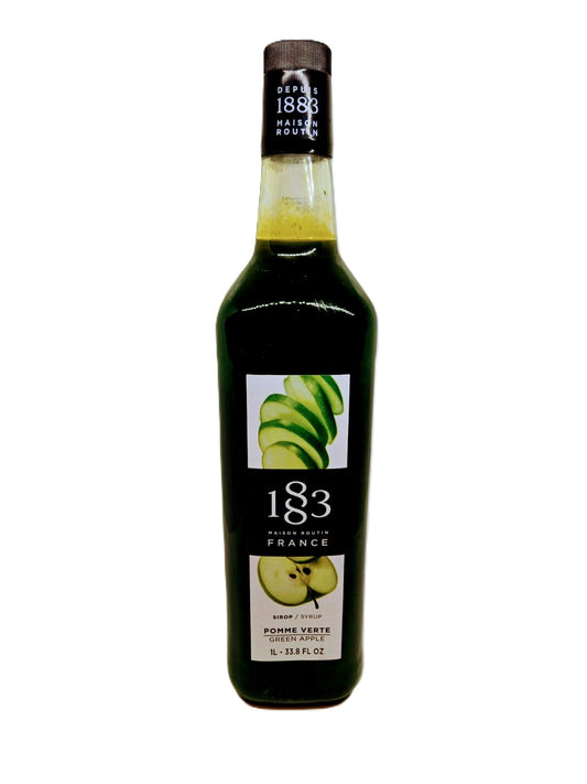 1883 Maison Routin France Pomme Verte Green Apple Sirup 1l