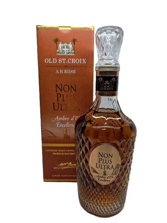 A.H. Riise Old St. Croix NON PLUS ULTRA Ambre d`Or Excellence 42 % Vol. 0,7l in Geschenkbox