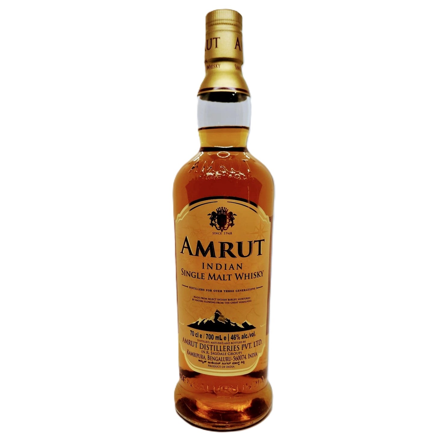 Amrut Indian Single Malt Whisky 46% Vol. 0,7l in Tinbox