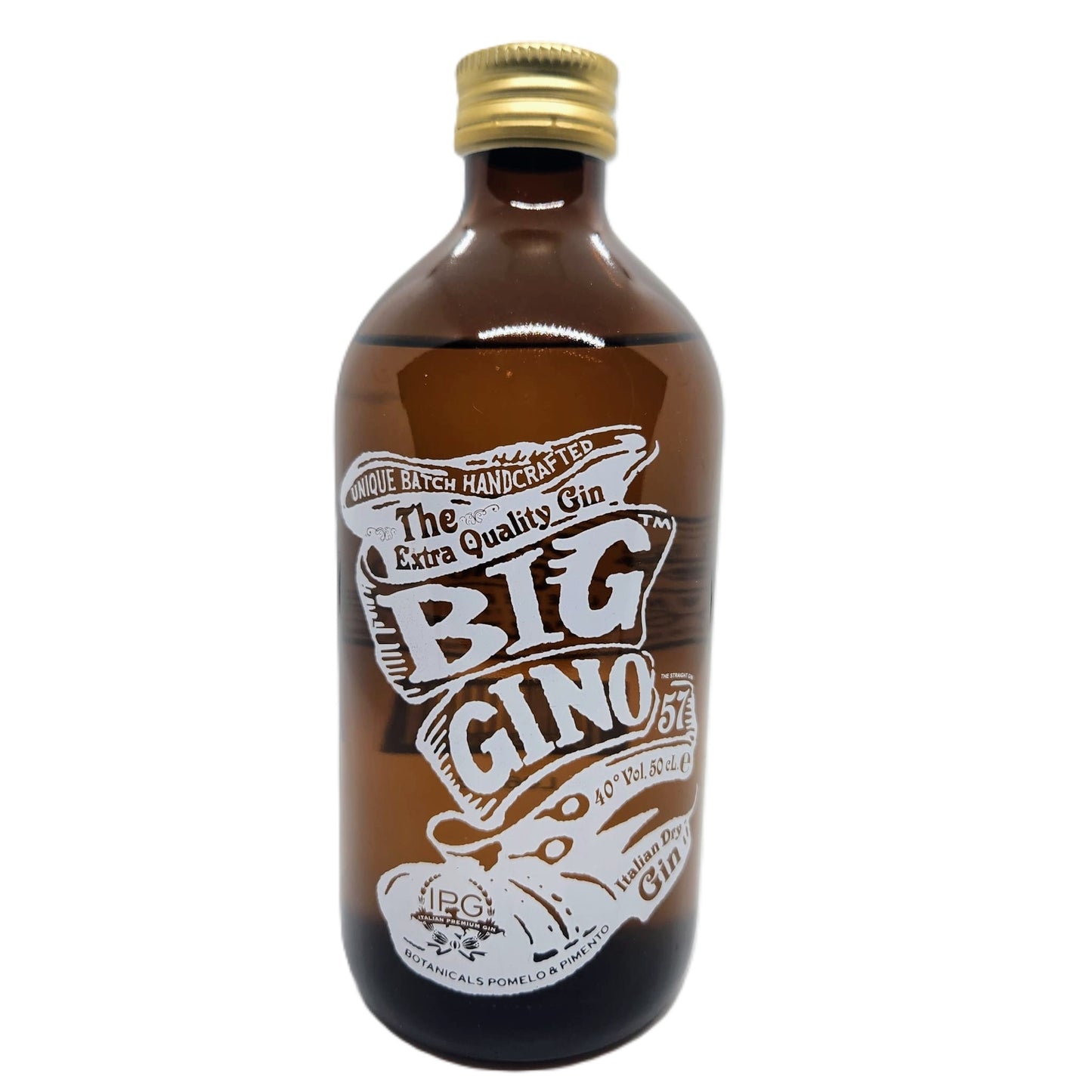 Big Gino Italian Dry Gin The Extra Quality Gin 40% Vol. 0,5l