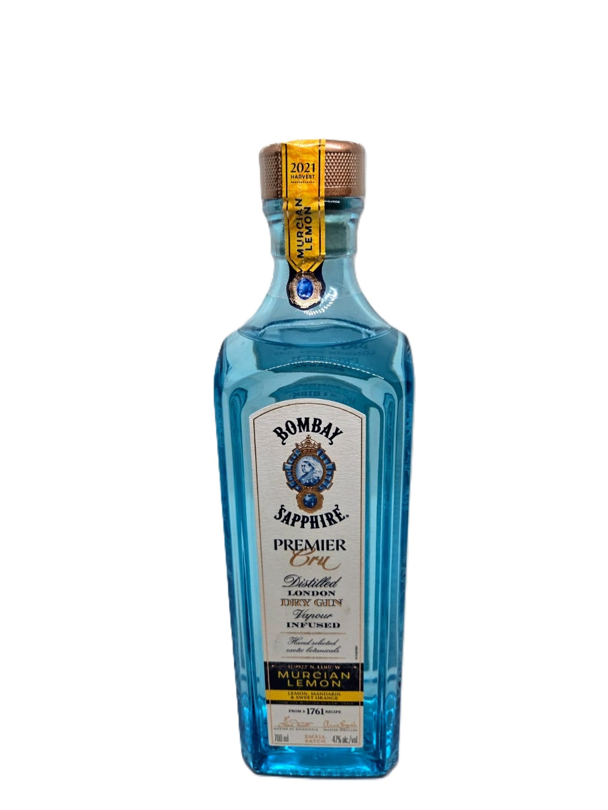 Bombay SAPPHIRE PREMIER CRU Murcian Lemon London Dry Gin 47% Vol. 0,7l