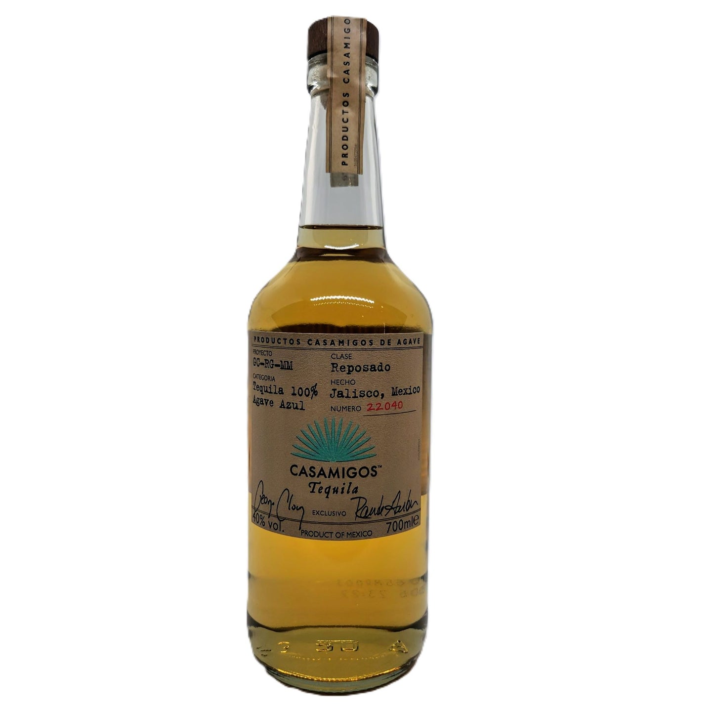 Casamigos Tequila Reposado 100% Agave Azul 40% Vol. 0,7l