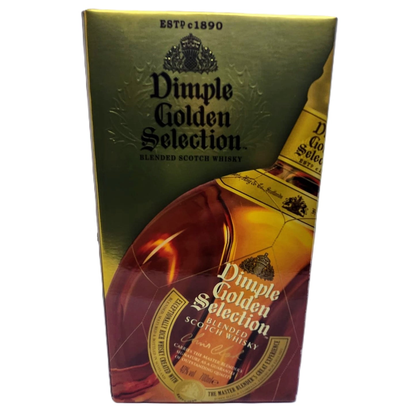 Dimple GOLDEN SELECTION Blended Scotch Whisky 40% Vol. 0,7l in Geschenkkarton