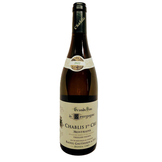 Domaine Raoul Gautherin Chablis Premier Cru Montmains Vieilles Vignes 2022 13,5% Vol. 0,75l