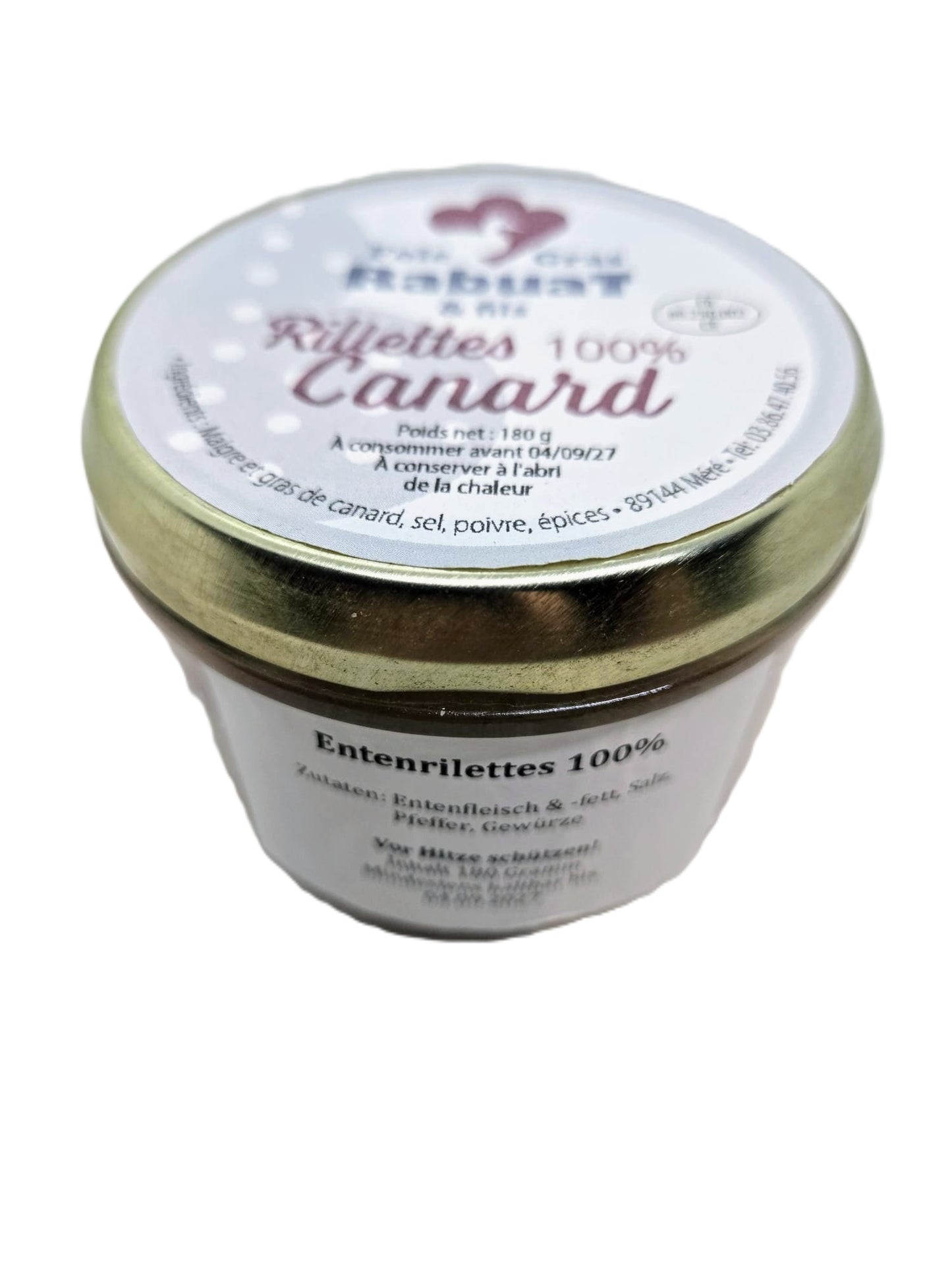 Entenrillettes – Rabuat Foie Gras 180g