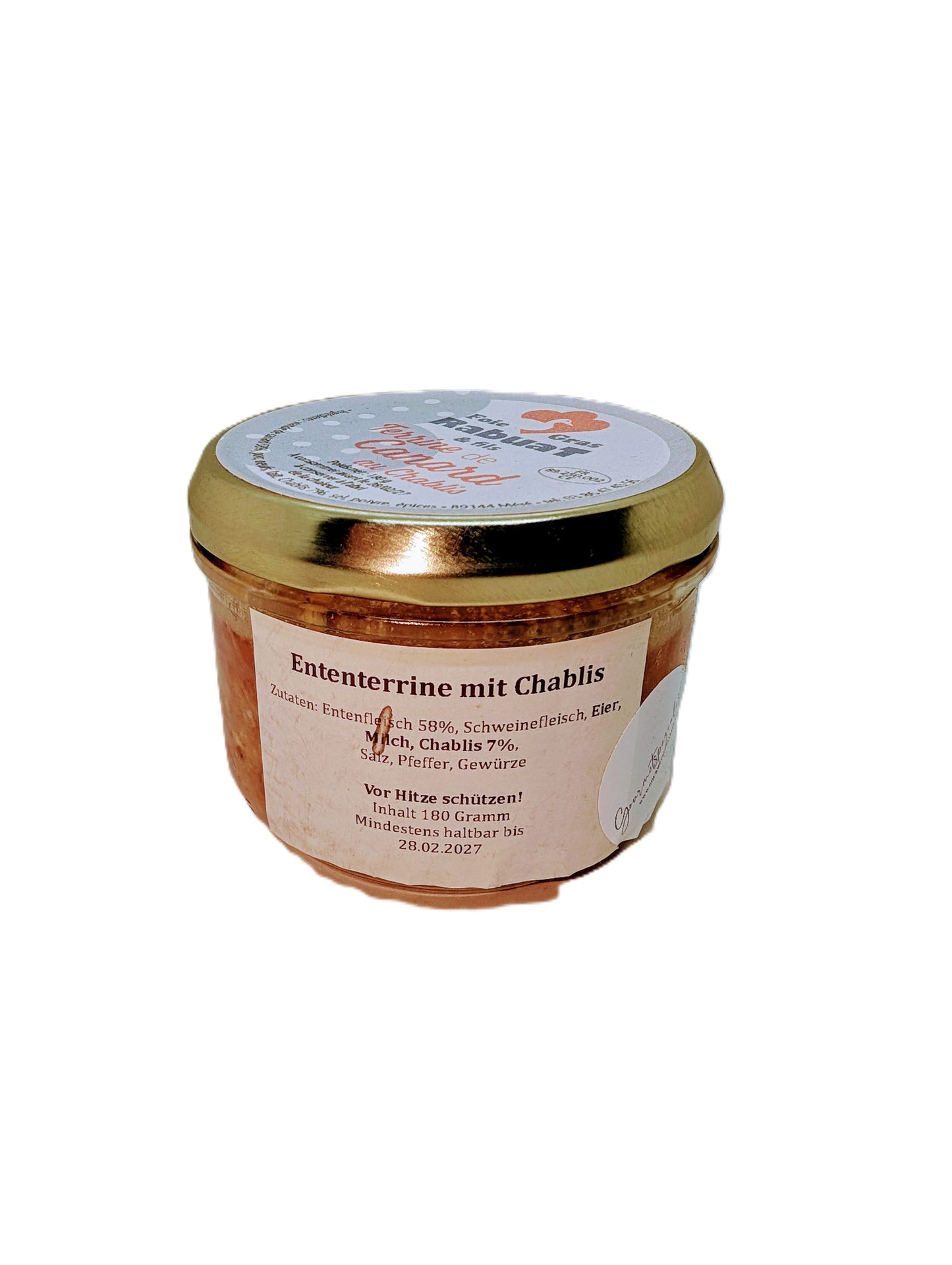 Ententerrine mit Chablis – Rabuat Foie Gras 180g