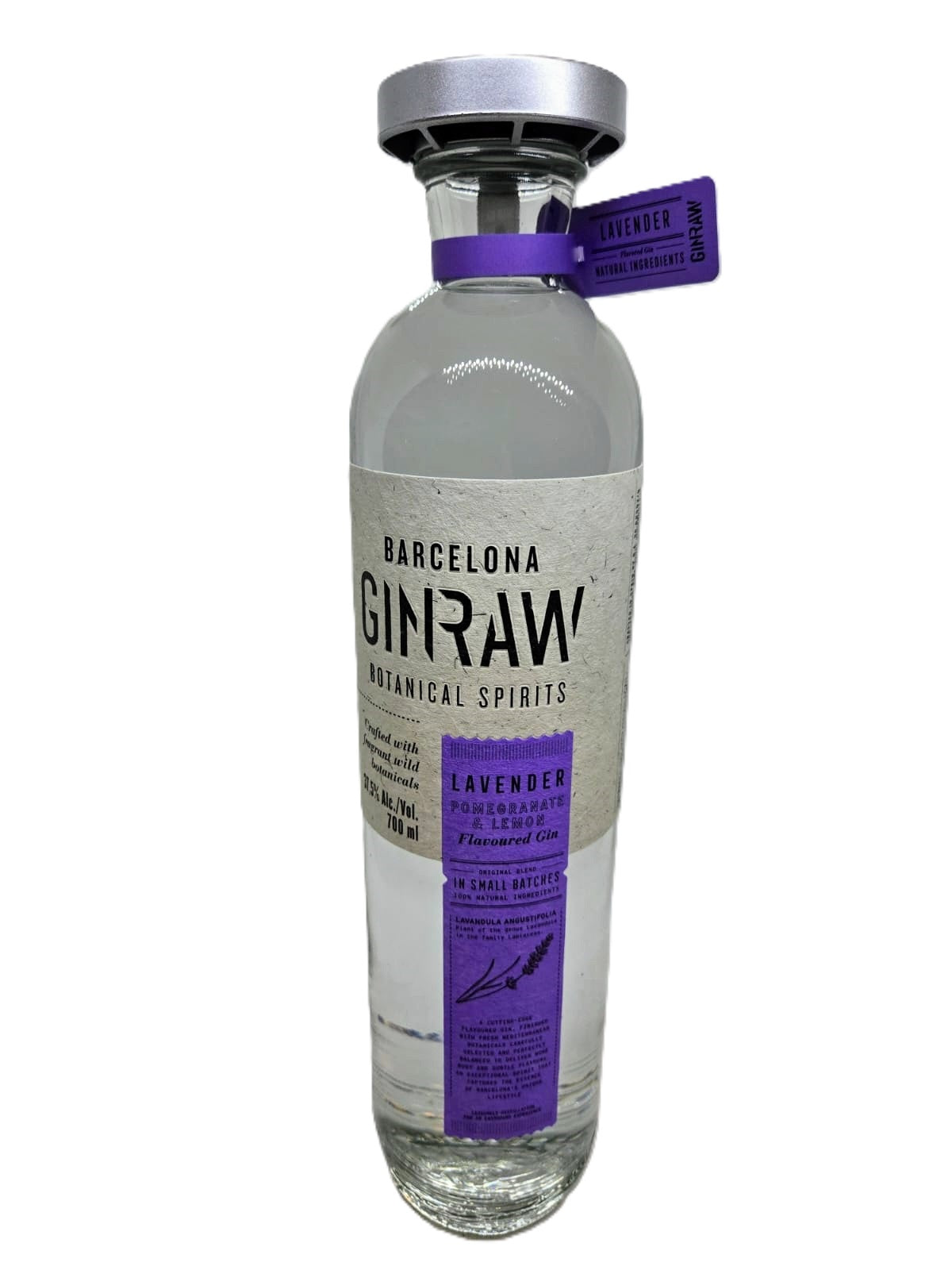 Ginraw Barcelona Lavender Pomegranate & Lime Flavoured Gin 37,5% Vol. 0,7l