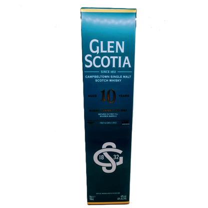 Glen Scotia 10 Years Old Classic Campbeltown Malt 40% Vol. 0,7l in Geschenkbox