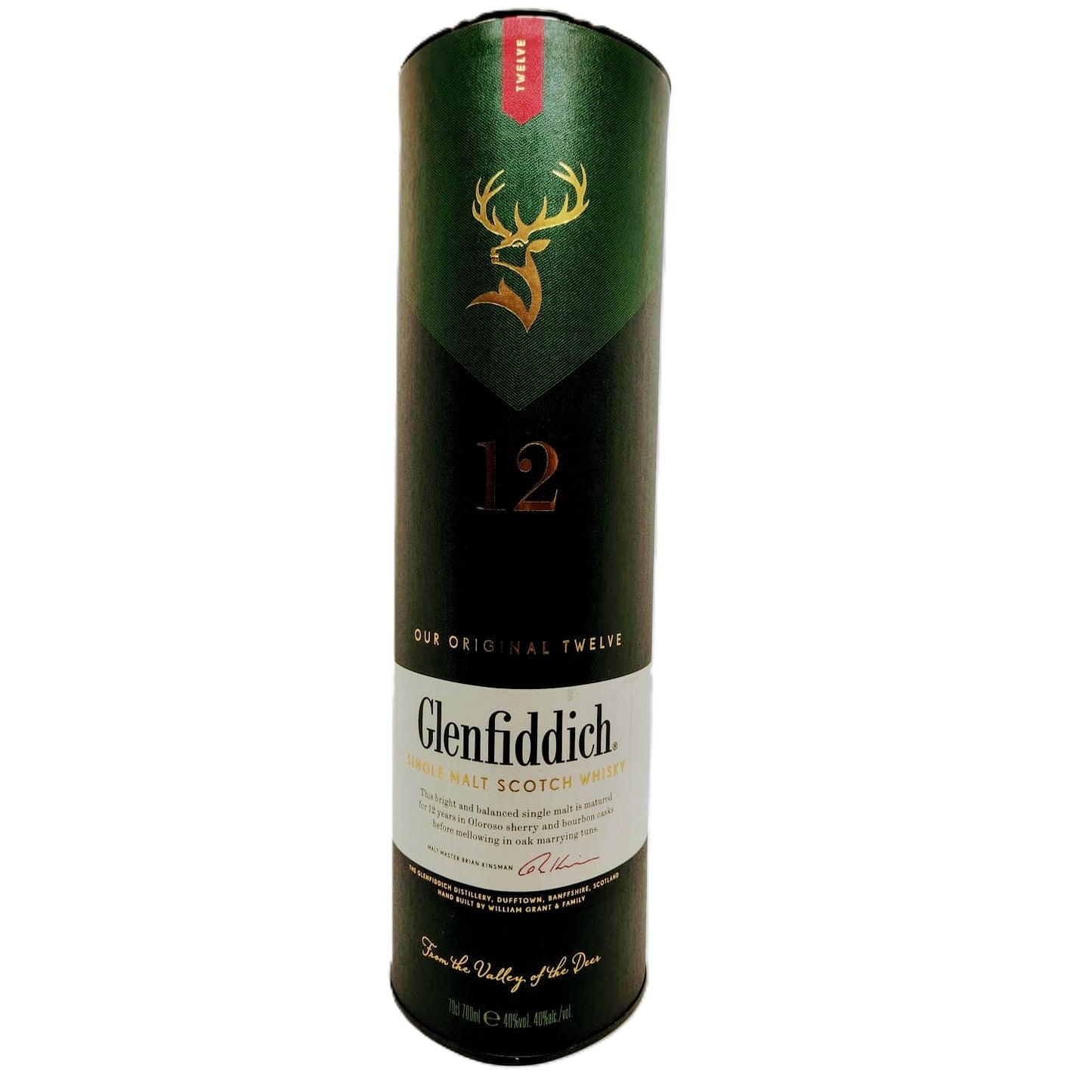 Glenfiddich 12 Years Old Single Malt Scotch Whisky 40% Vol. 0,7l in Geschenkbox