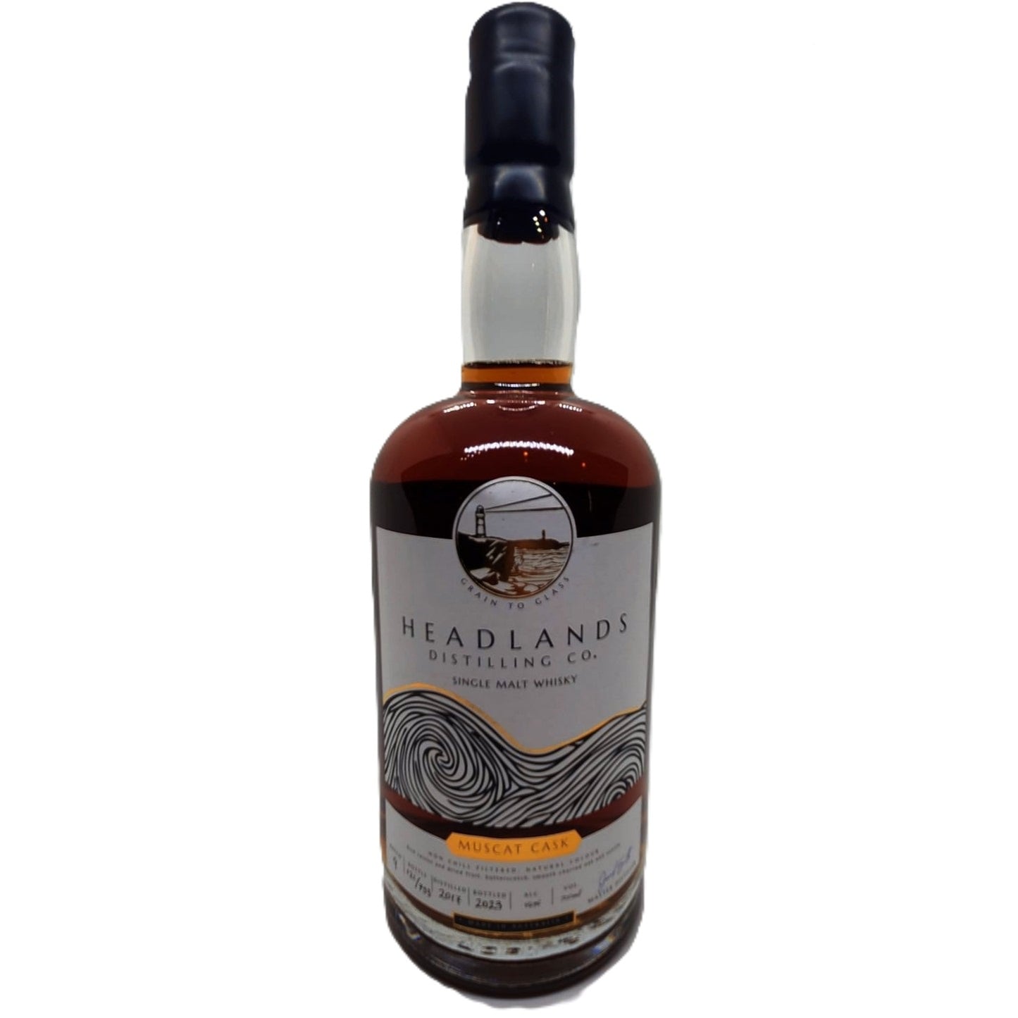 Headlands Single Malt Whisky Muscat Cask 46% Vol. 0,7l im Geschenkkarton