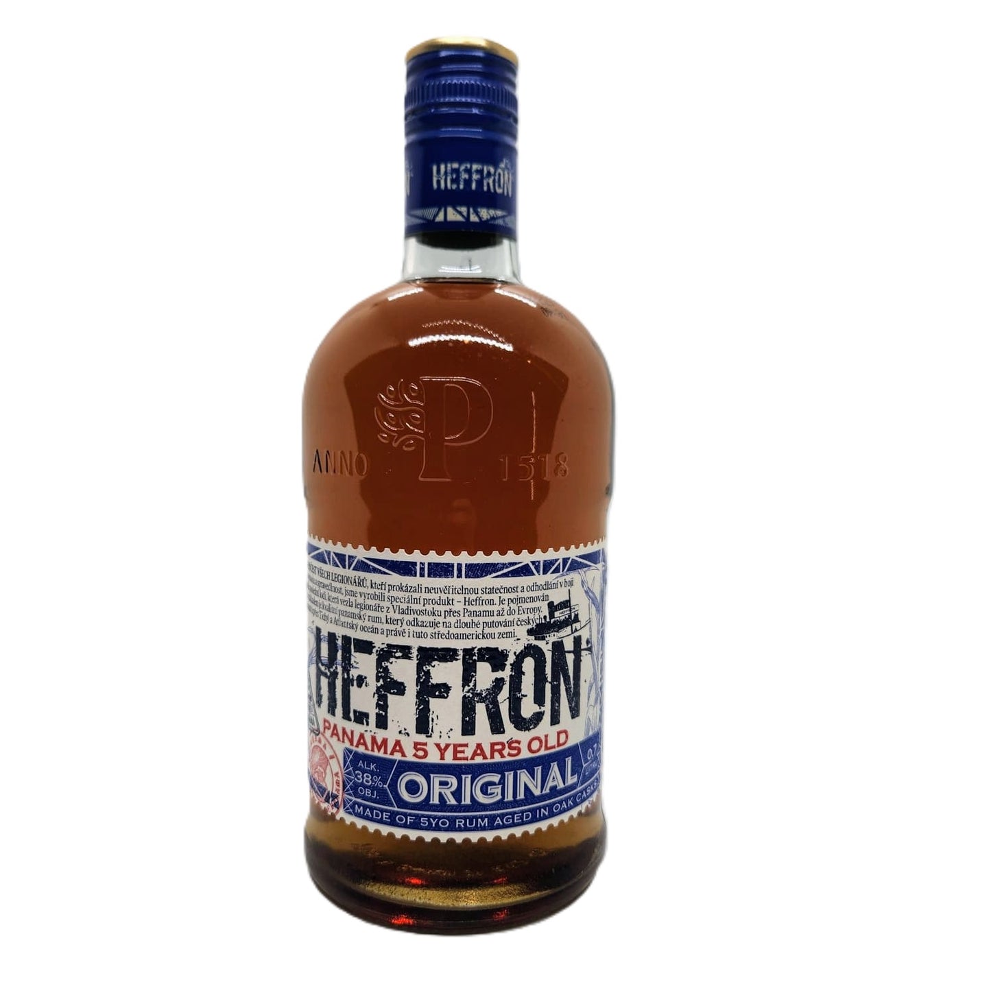 Heffron Rum 5 y.o. 38% Vol. 0,7l