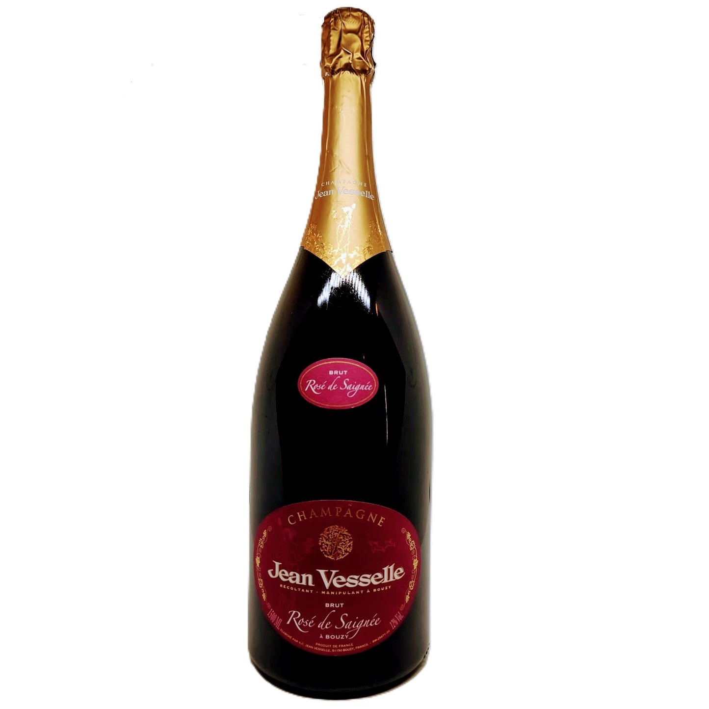 Jean Vesselle Rosé de Saignée Champagner Brut Magnum 1,5 Liter 12% Vol