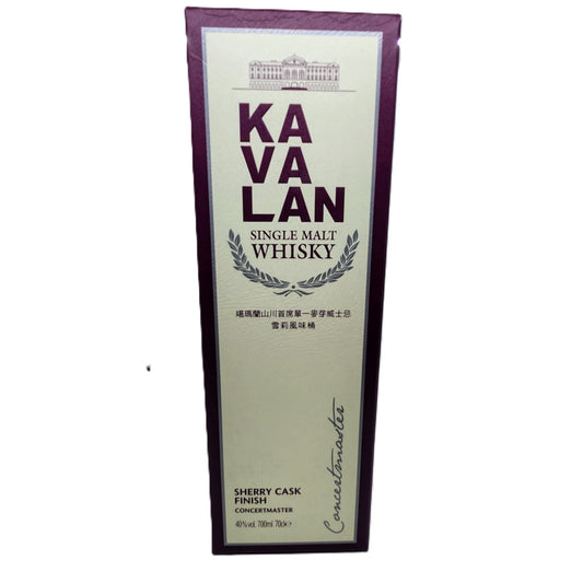 Kavalan CONCERTMASTER Sherry Cask Finish 40% Vol. 0,7l in Geschenkbox