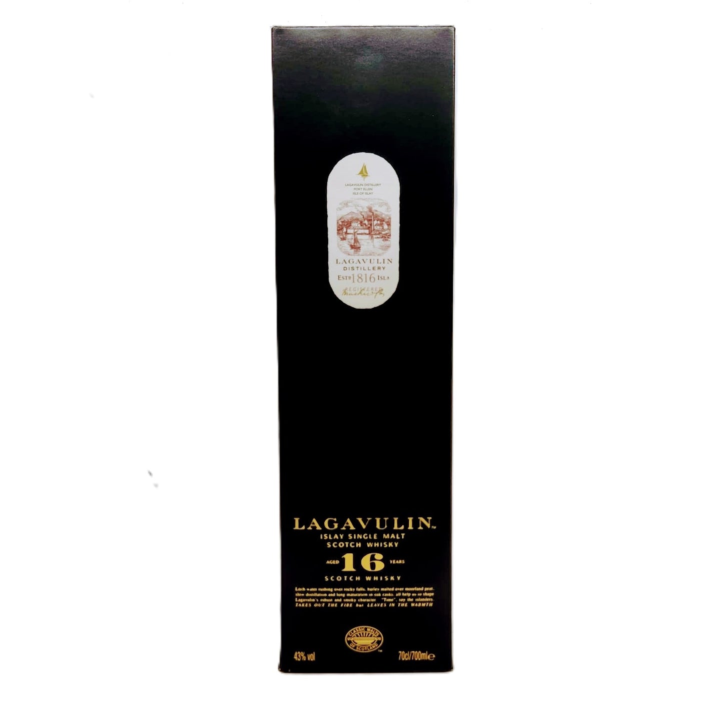 Lagavulin 16 Years Old Single Malt Whisky 43% Vol. 0,7l in Geschenkbox