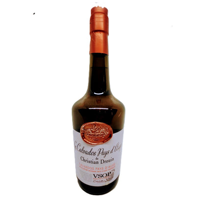 Le Calvados Pays d'Auge de Christian Drouin VSOP 40% Vol. 0,7l