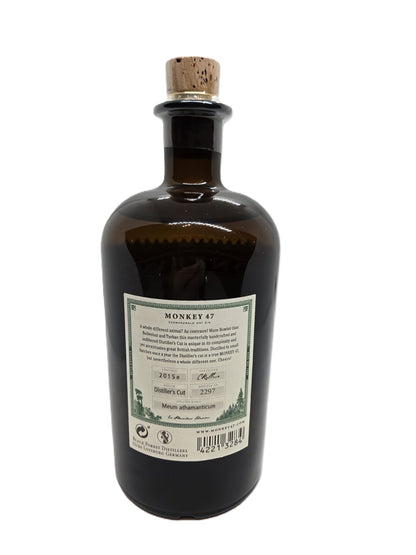 Monkey 47 Schwarzwald Dry Gin Distillers Cut 2015 47% Vol. 0,5l in Holzbox