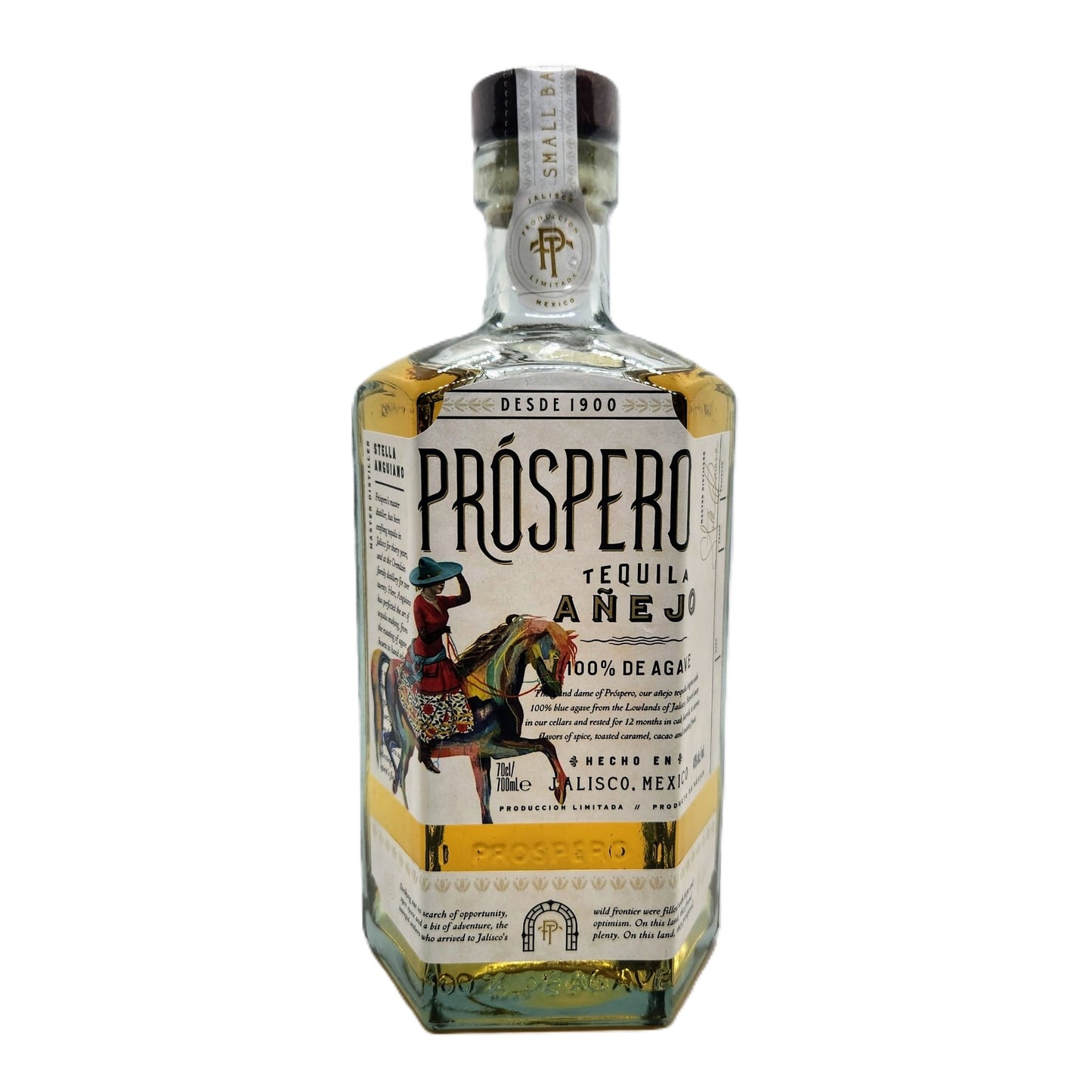 Próspero Tequila Añejo 100% De Agave by Rita Ora 40% Vol. 0,7l