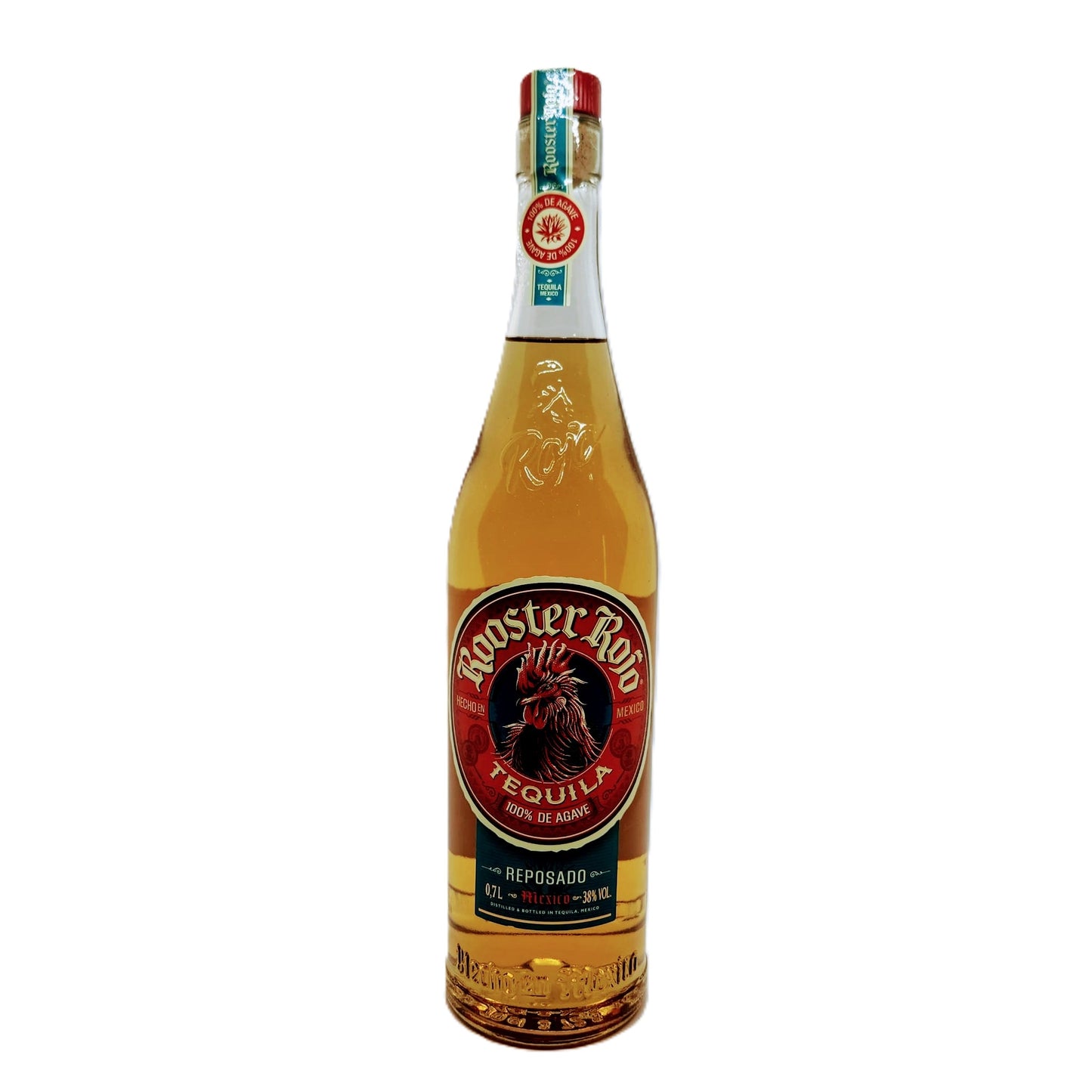 Rooster Rojo Reposado Tequila 100% de Agave 38% Vol. 0,7l