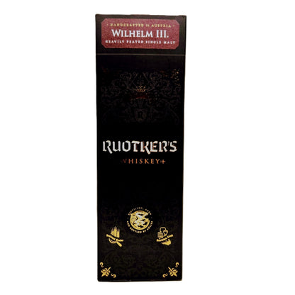 Ruotker's WILHELM III. Heavily Peated Single Malt Whiskey 46% Vol. 0,7l in Geschenkbox