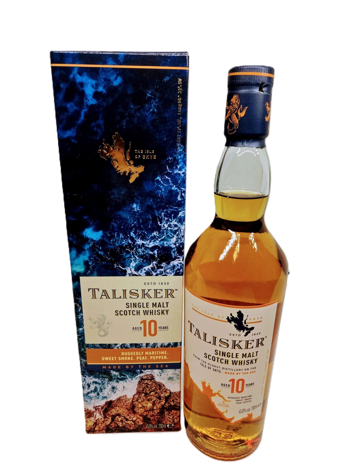 Talisker 10 Years Old Single Malt Whisky 45,8% Vol. 0,7l in Geschenkbox