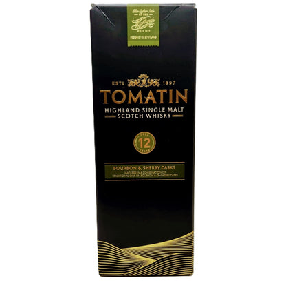 Tomatin 12 Years Old Bourbon & Sherry Casks 43% Vol. 0,7l in Geschenkbox